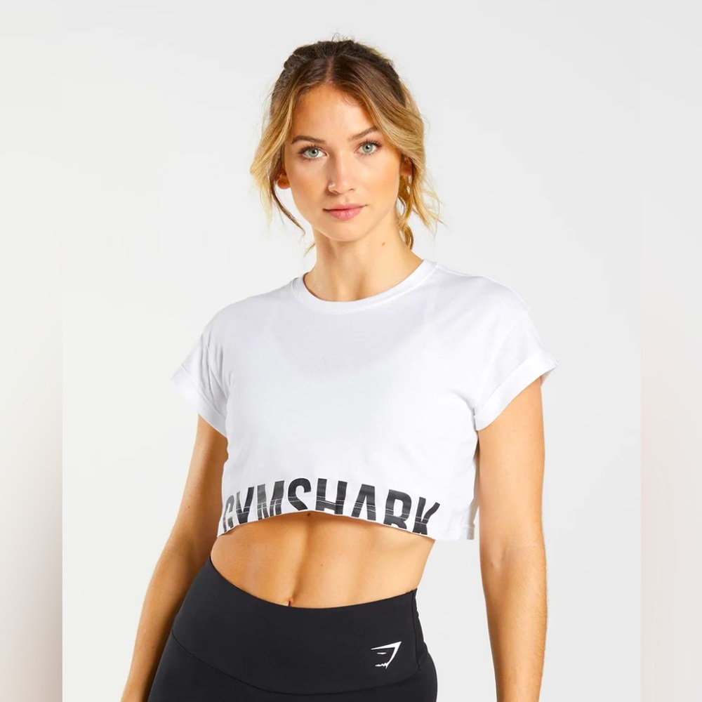 Brand New with tags! Gymshark Fraction Crop Top